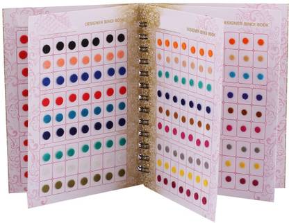 THANU'S CRAFT Plain Multicolour Small Bindis Book kumkum sticker pottu bindi book for ladies Forehead Multicolor Bindis