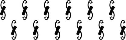 Comet Busters Traditional Black Bindi (BV358) Forehead Black Bindis