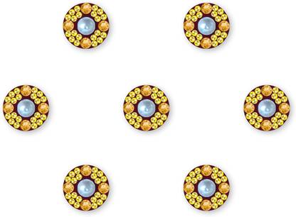 Comet Busters Fancy Handcrafted Maroon Bindis Forehead Maroon Bindis