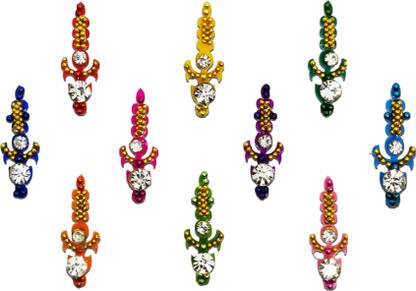 Comet Busters Designer Bridal Bindi (BV041) Forehead Multicolor Bindis