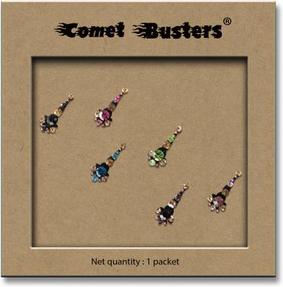 Comet Busters Multicolored Fancy Bindis for Women Forehead Multicolor Bindis