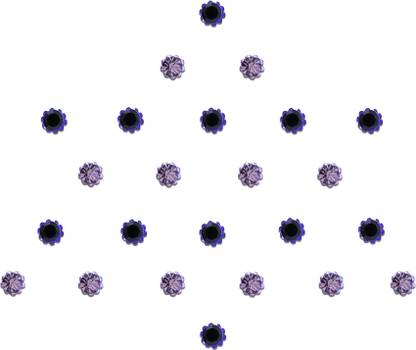 Comet Busters Fancy Purple Diamond Dot Bindi (BV248) Forehead Purple Bindis