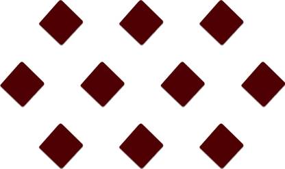 Comet Busters Handcrafted Maroon Square Bindis (5mm) (BV1192) Forehead Maroon Bindis