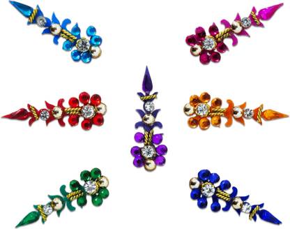 Comet Busters Multicolor Bindi For Women (BV117) Forehead Multicolor Bindis