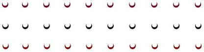 Comet Busters Moon Shaped Maroon Black and Red Bindi (5mm) (BV923) Forehead Multicolor Bindis