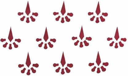 Comet Busters Traditional Handcrafted Maroon Bindi (BV259) Forehead Maroon Bindis