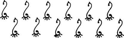 Comet Busters Traditional Black Bindi (BV433) Forehead Black Bindis