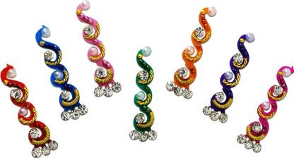Comet Busters Multicolor Designer Bridal Bindi (BV333) Forehead Multicolor Bindis