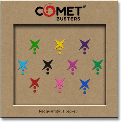 Comet Busters Traditional Multicolor Bindi (BV280) Forehead Multicolor Bindis