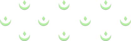 Comet Busters Moon Shaped Glow In The Dark Bindi (BV1041) Forehead Green Bindis