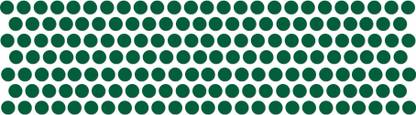 Comet Busters Beautiful Handcrafted Round Dark Green Velvet Bindis (5 mm) (BIN2090) Forehead Green Bindis