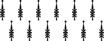 Comet Busters Designer Black Bindis (BV024) Forehead Black Bindis