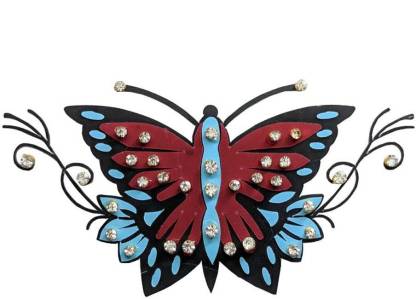 Comet Busters Butterfly Temporary Body Tattoo Skin Jewellery Sticker Forehead Black Bindis