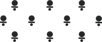 Comet Busters Handcrafted Traditional Black Bindi For Women (BV058) Forehead Black Bindis