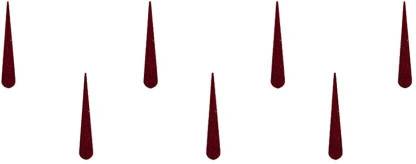Comet Busters Basic Maroon Tilak Bindis (20 mm) Forehead Maroon Bindis