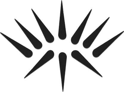 Comet Busters Traditional Black Tilak Bindi (13mm) (BV1499) Forehead Black Bindis