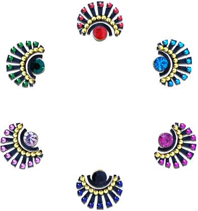Comet Busters Beautiful Colorful Bindi (BV600) Forehead Multicolor Bindis