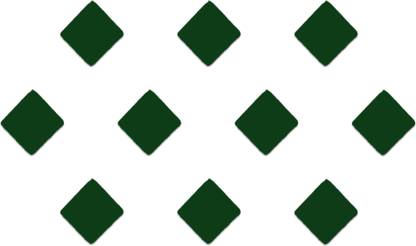 Comet Busters Handcrafted Green Square Bindis (5mm) (BV1195) Forehead Green Bindis