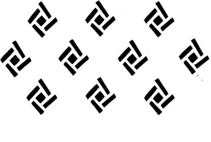 Comet Busters Indian Black Bindi (BV417) Forehead Black Bindis