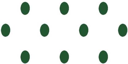 Comet Busters Dark Green Basic Oval Bindis (10mm) (BV1281) Forehead Green Bindis