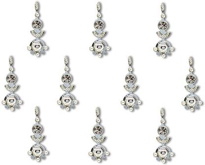 Comet Busters Handcrafted Silver Bindis (BV1911) Forehead Silver Bindis
