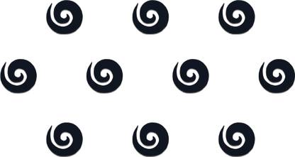 Comet Busters Round Black Bindi (BV657) Forehead Black Bindis