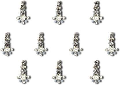 Comet Busters Handcrafted Silver Bindis (BV1909) Forehead Silver Bindis