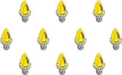 Comet Busters Small Golden Crystal Bindi (BV462) Forehead Gold Bindis