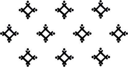 Comet Busters Beautiful Designer Black Bindi For Women (BV062) Forehead Black Bindis