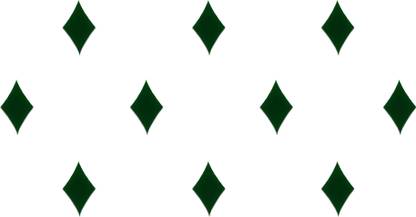 Comet Busters Dark Green Diamond Shaped Basic Bindis (10mm) (BV1301) Forehead Green Bindis