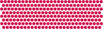 Comet Busters Beautiful Handcrafted Round Red Velvet Bindis (4 mm) (BIN2076) Forehead Red Bindis