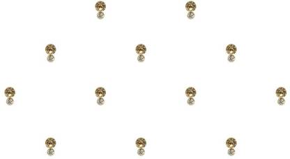 Comet Busters Gold Stone Bindi with Diamond Dot (BV1628) Forehead Gold Bindis