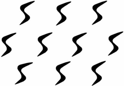 Comet Busters Fancy Black Bindi (BV270) Forehead Black Bindis