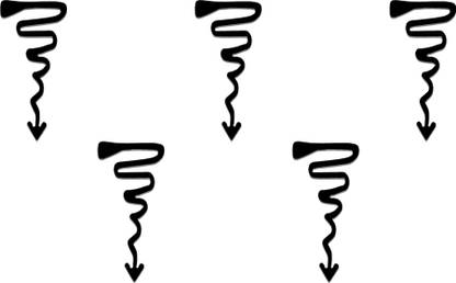 Comet Busters Handcrafted Black Fancy Bindis (BV1333) Forehead Black Bindis