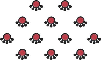 Comet Busters Round Traditional Maroon Bindi (BV284) Forehead Maroon Bindis