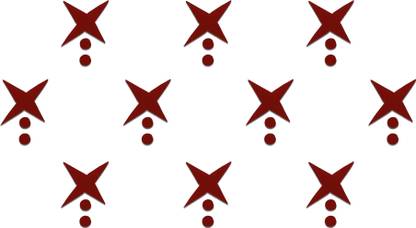 Comet Busters Traditional Handcrafted Maroon Bindi (BV256) Forehead Maroon Bindis