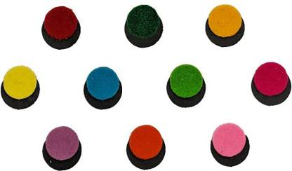 Comet Busters Fancy Multicolor Round Bindi (BV1507) Forehead Multicolor Bindis