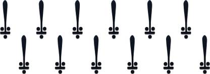 Comet Busters Traditional Black Bindi (BV355) Forehead Black Bindis