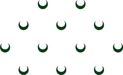 Comet Busters Handcrafted Dark Green Moon Bindis (5mm) (BV1293) Forehead Green Bindis