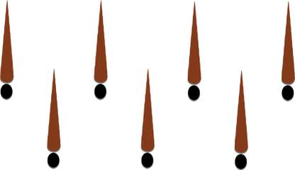 Comet Busters Beautiful Tilak Maroon Bindi With Black Dot (BV957) Forehead Maroon Bindis