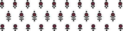 Comet Busters Abstract Designer Maroon Bindis with Black Border Forehead Maroon Bindis
