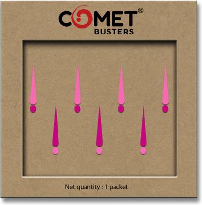 Comet Busters Hot Pink And Light Pink Tilak Bindis With Dots (BIN919) Forehead Pink Bindis