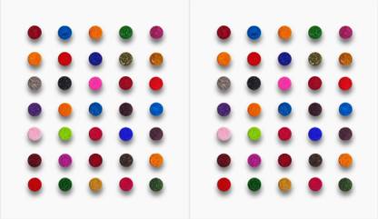 Comet Busters Beautiful Handcrafted Round Multicolor Velvet Bindis (5.5 Mm) (BIN2106) Forehead Multicolor Bindis