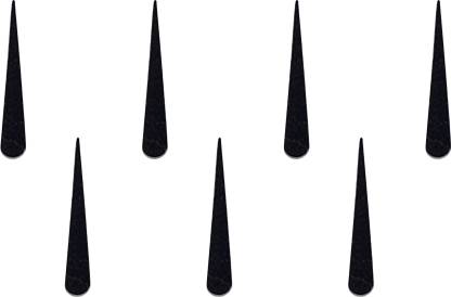 Comet Busters Beautiful Handcrafted Basic Black Tilak Bindi (20 mm) (BV769) Forehead Black Bindis