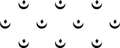 Comet Busters Traditional Handcrafted Moon Shaped Black Bindi For Women (BV060) Forehead Black Bindis