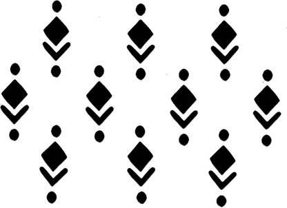 Comet Busters Traditional Black Bindi (BV440) Forehead Black Bindis
