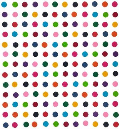 Comet Busters Basic Round Multicolor Velvet Bindis (4mm) (BIN1730) forehead Multicolor Bindis