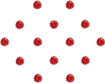 Comet Busters Diamond Collection Red Dot Bindi (4.5mm) Forehead Red Bindis