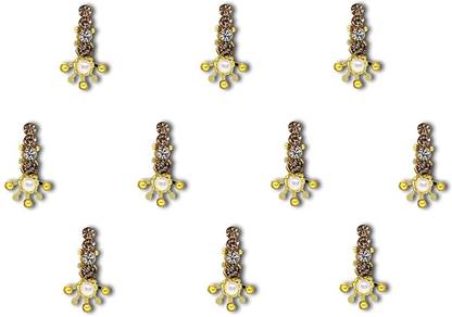 Comet Busters Handcrafted Golden Bindis (BV1904) Forehead Gold Bindis