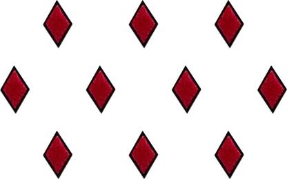 Comet Busters Maroon Diamond Shaped Basic Bindis With Black Border (10 mm) (BV1304) Forehead Maroon Bindis